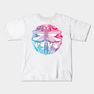 Dual Color Circle of the Dragonfly Kids T-Shirt